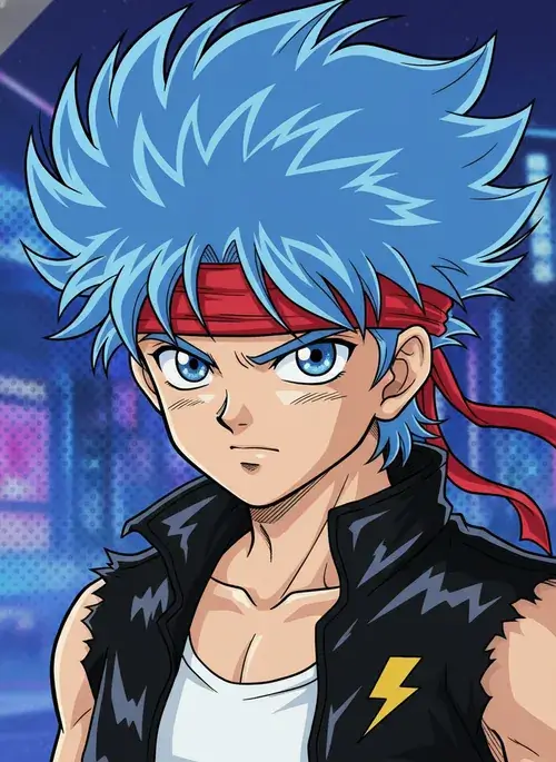 Anime classic illustration style