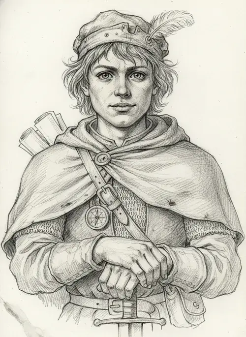 Sketch illustration style for children stories
