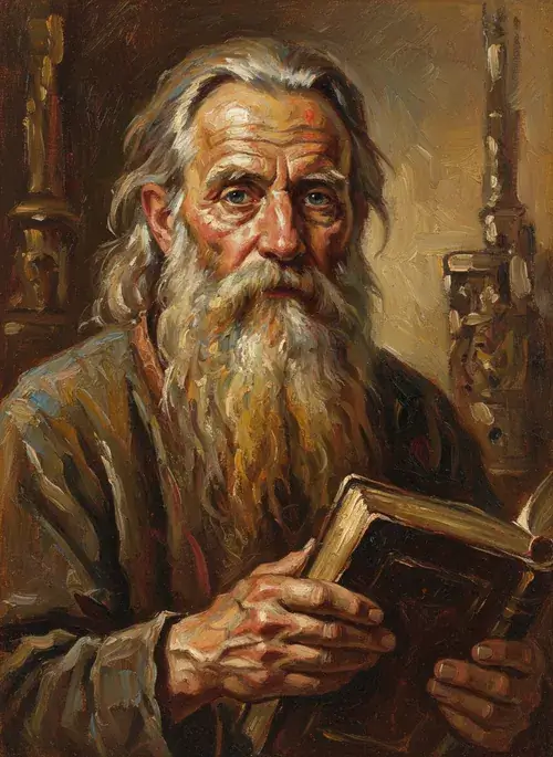 Oil painting illustration style